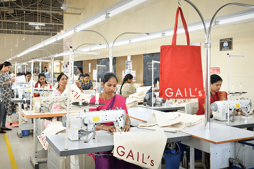 Gail's tote production