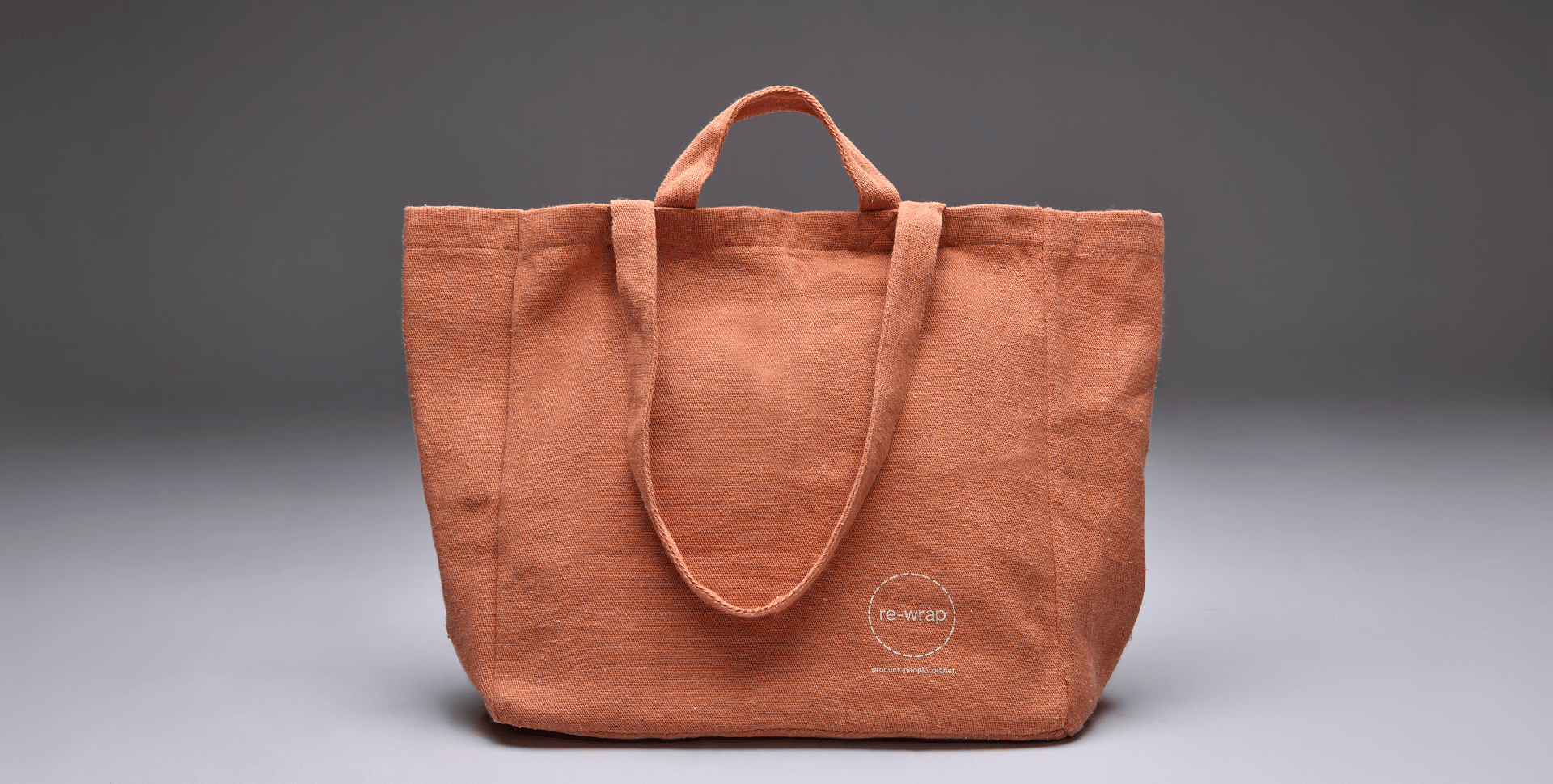 re-wrap terracotta bag