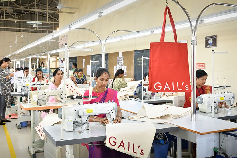 Gail's tote production
