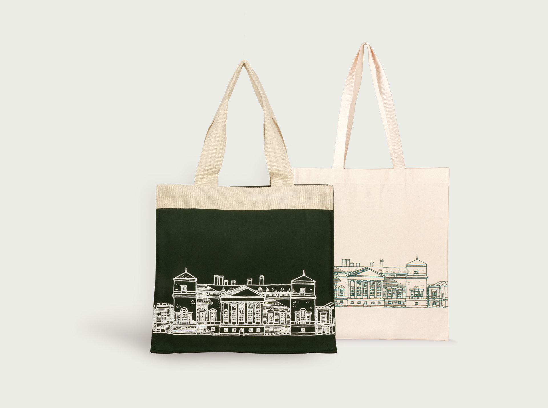 Holkam Hall Tote Bags