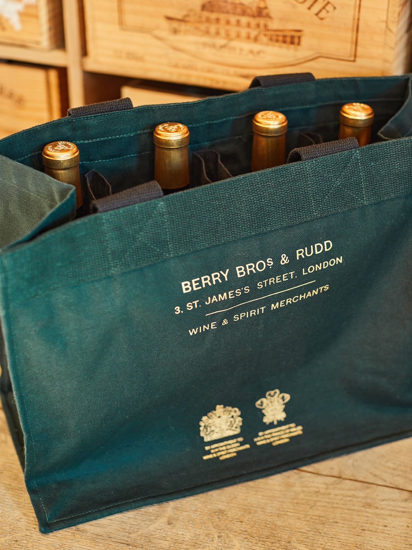 Berry Bros & Rudd Wine Tote Interior